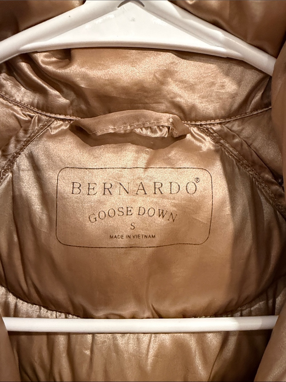 Bernardo Chocolate Brown Quilted Puffer Vest - Picture 2 of 8